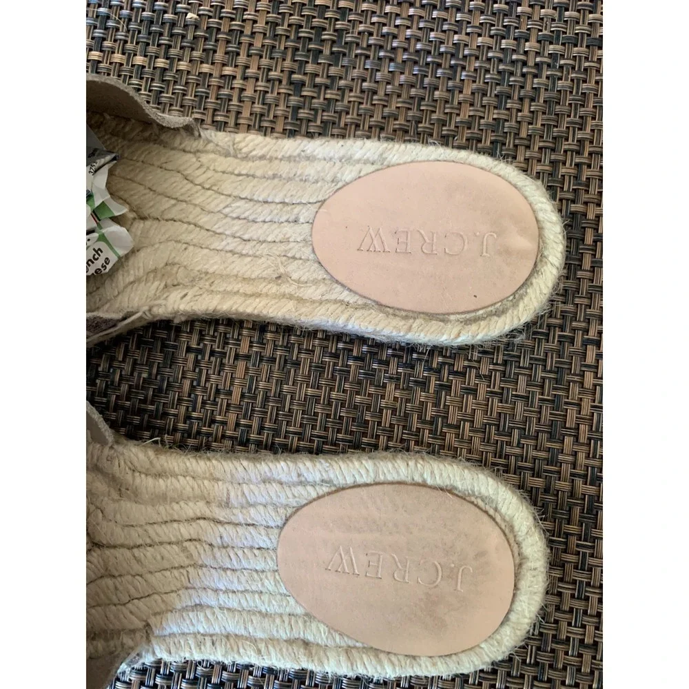 JCrew‎ Camo Metallic Espadrilles Sz 7